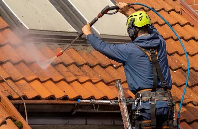 Démoussage et hydrofuge de toiture à Ploudiry